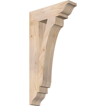 Ekena Millwork Legacy Traditional Smooth Bracket, Douglas Fir, 3 1/2"W x 14"D x 26"H BKT04X14X26LEC01SDF